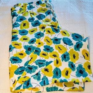 Jones New York Floral Crop Pants Vintage Plus 18W